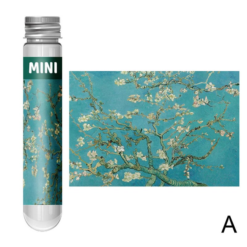 150-piece Mini Test Tube Puzzle, Adult Cartoon Puzzle, Children's Toy, Mini Blue Card Puzzle